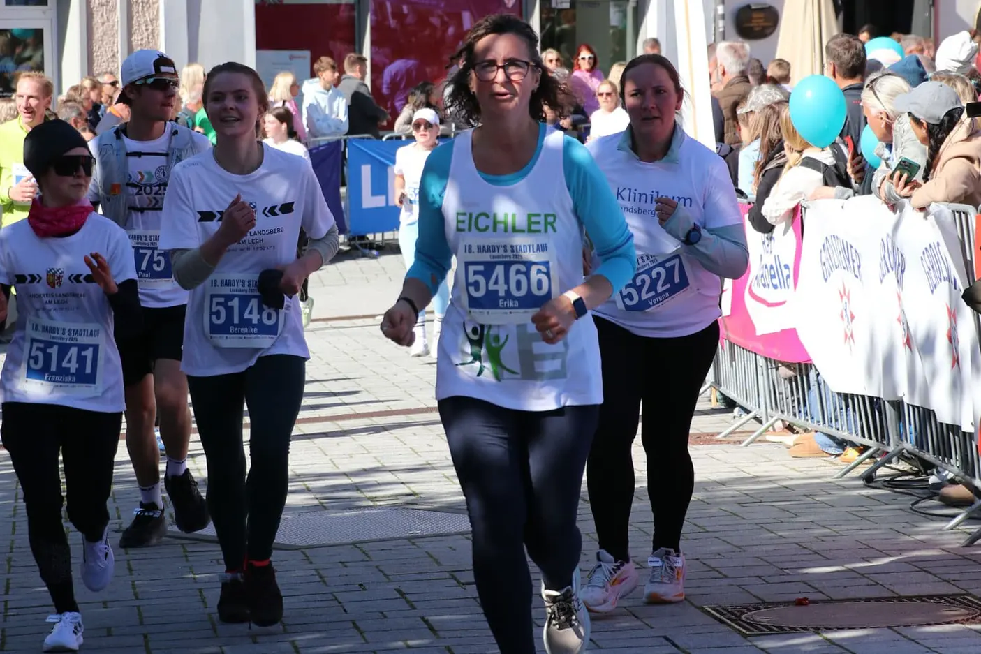 Team-Eichler beim Hardys Stadtlauf Landsberg 2025