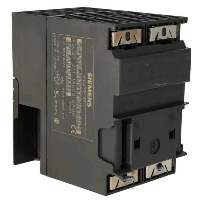 SIEMENS 6ES7314-1AE03-0AB0, PLC Controls, SIMATIC S7-300, K0136674, Image 4