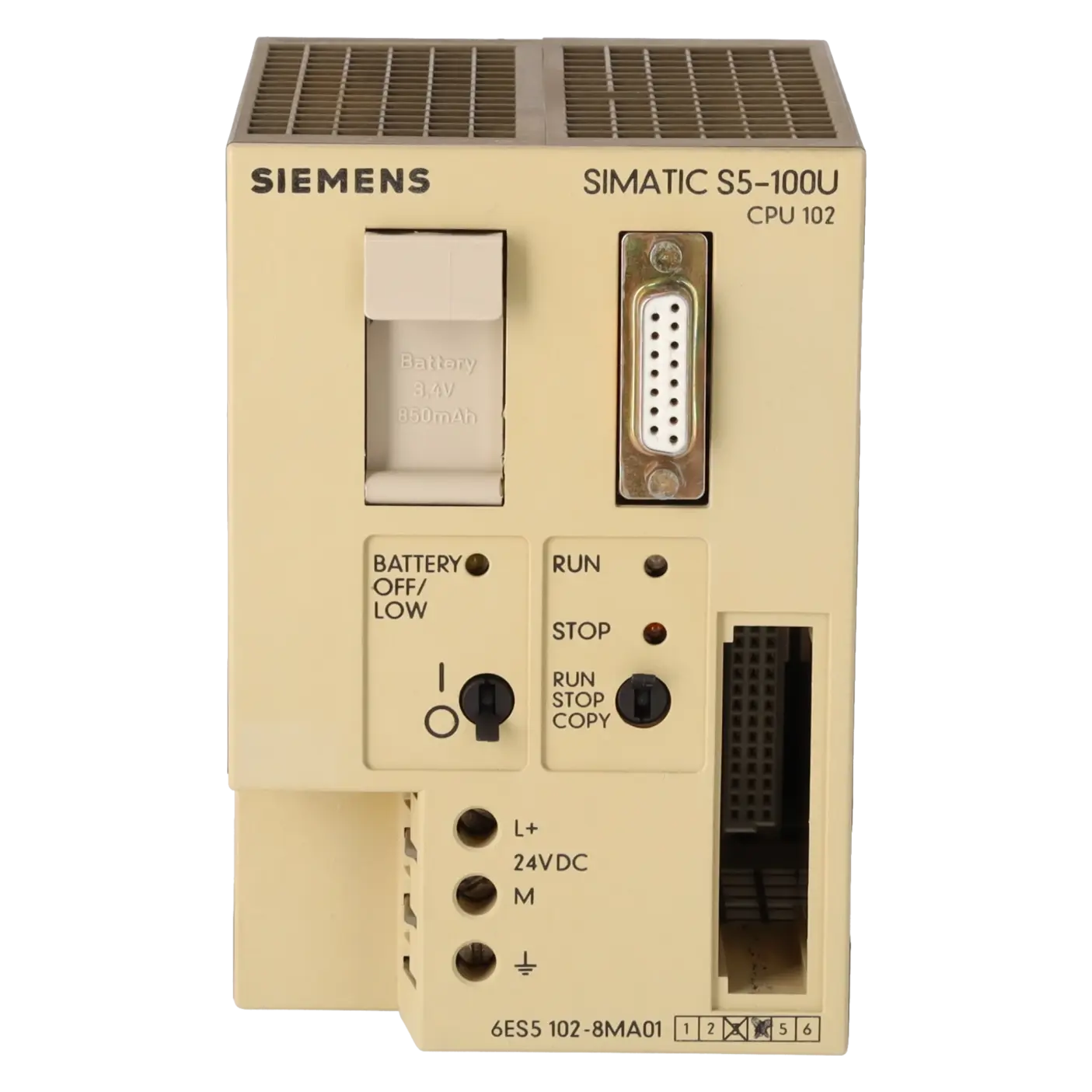 SIEMENS 6ES5102-8MA01, PLC Controls, SIMATIC-S5 Sales Offer, K0138004, Image 1