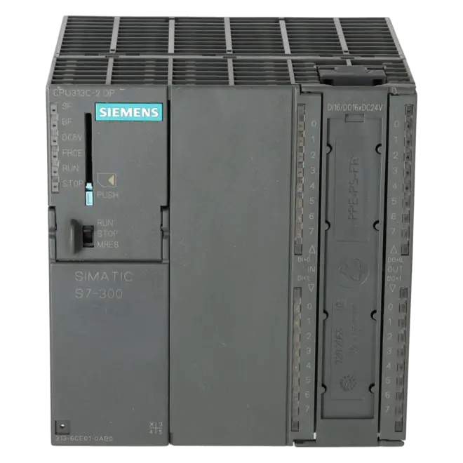 SIEMENS 6ES7313-6CE01-0AB0, PLC Controls, SIMATIC S7-300, K0136671