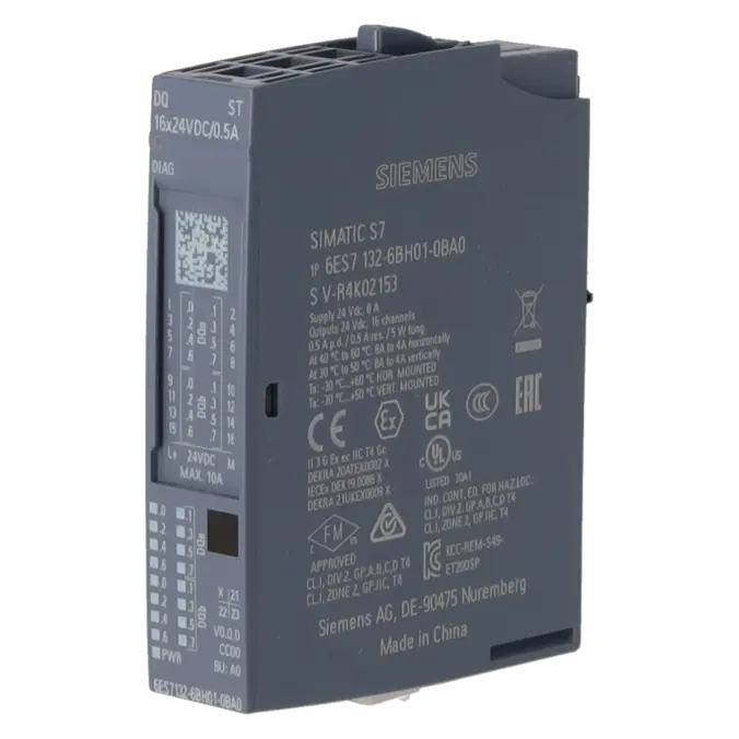 SIEMENS 6ES7132-6BH01-0BA0, PLC Controls, Digital Input / Output Modules, K1149987, Image 2