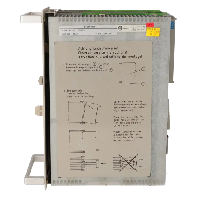 SIEMENS 6ES5551-3UA11, PLC Controls, Communication Modules, K0137138, Image 3