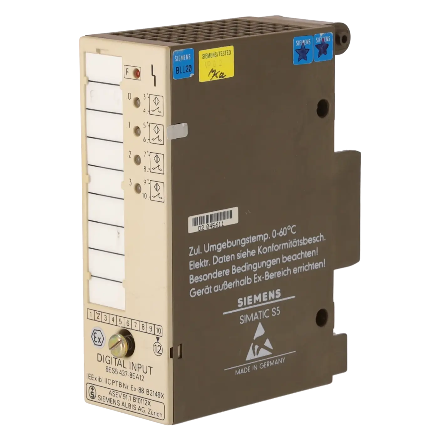 SIEMENS 6ES5437-8EA12, Baugruppen, Digitalein- / Digitalausgaben, K0001053, Bild 2