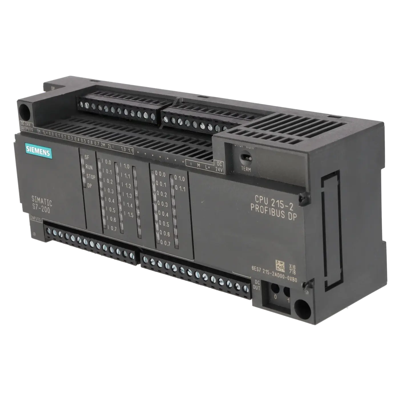 SIEMENS 6ES7215-2AD00-0XB0, PLC Controls, Central Processing Units, K0002260, Image 2