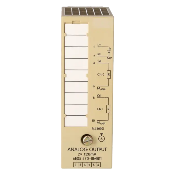 SIEMENS 6ES5470-8MB11, PLC Controls, Analog Input / Output Modules, K0137078, Image 1