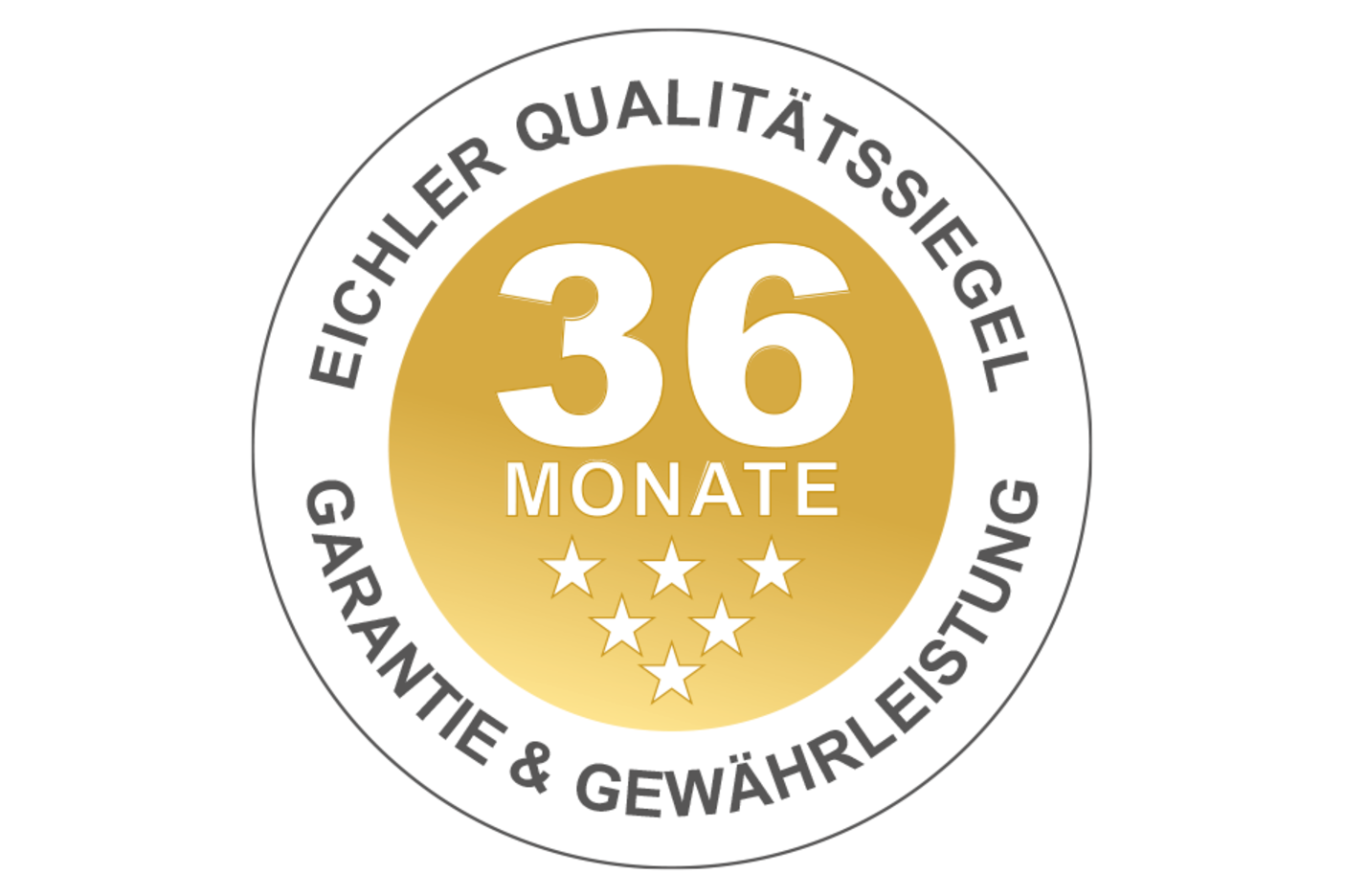 Eichler Garantiesiegel - 36 Monate Garantie und Gewährleistung auf Reparatur und Verkauf