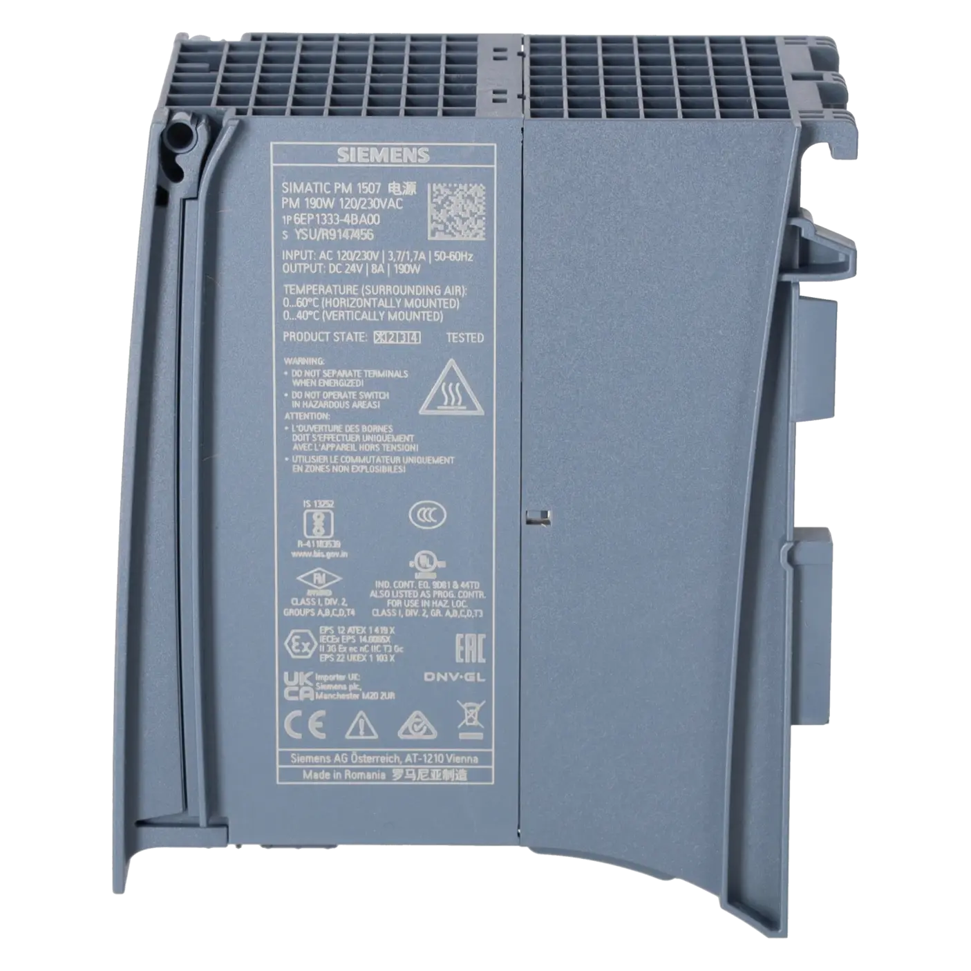 SIEMENS 6EP1333-4BA00, PLC Controls, PLC Controls Power Supplies, K0339736, Image 3