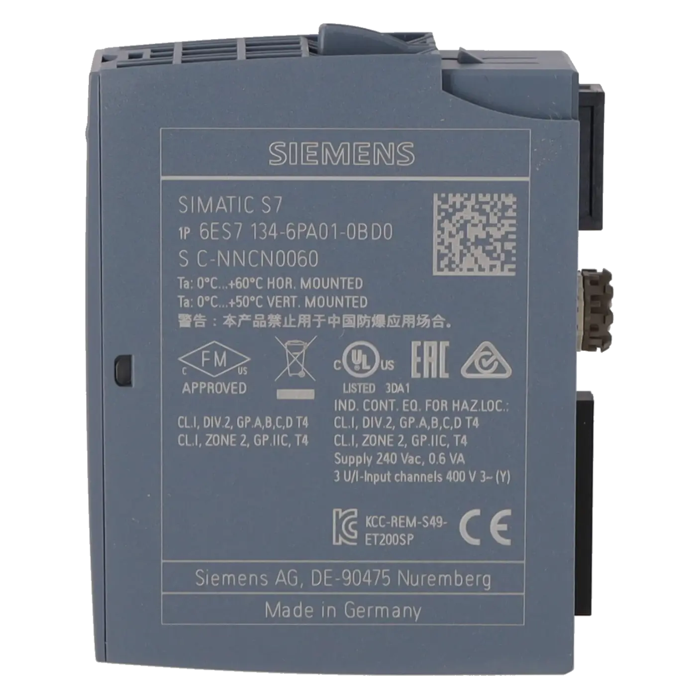 SIEMENS 6ES7134-6PA01-0BD0, Baugruppen, Analogein- / Analogausgaben, K1097175, Bild 3