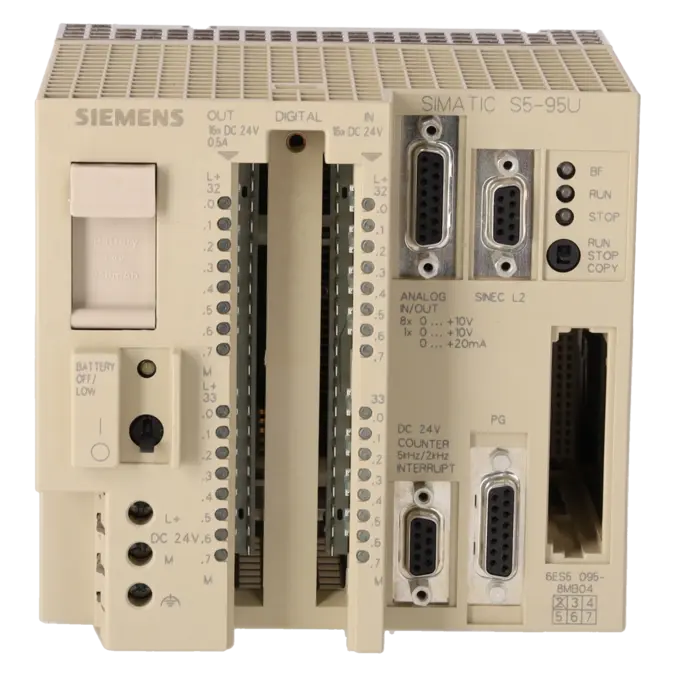 SIEMENS 6ES5095-8MB04, PLC Controls, SIMATIC-S5 Sales Offer, K0117386, Image 1