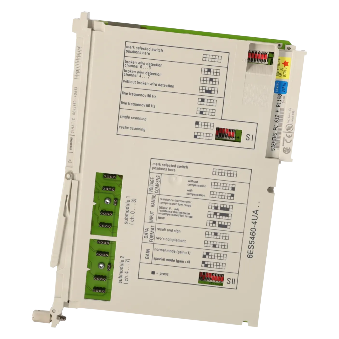 SIEMENS 6ES5460-4UA13, Baugruppen, SIMATIC-S5-Aktion, K0117565, Bild 3