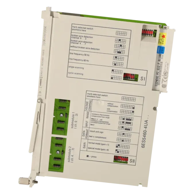 SIEMENS 6ES5460-4UA13, Baugruppen, SIMATIC-S5-Aktion, K0117565, Bild 3