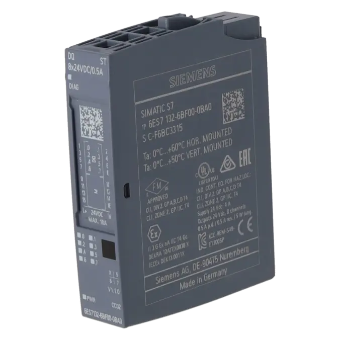 SIEMENS 6ES7132-6BF00-0BA0, PLC Controls, Digital Input / Output Modules, K0316551, Image 2