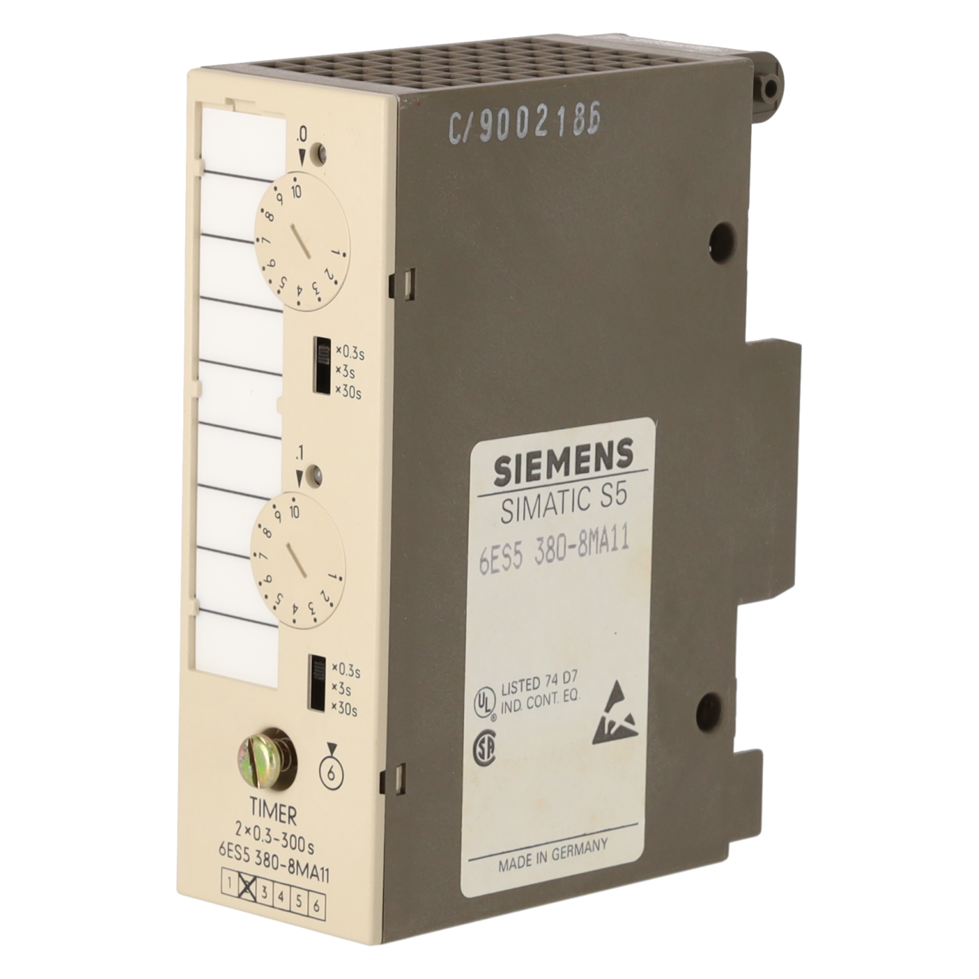 SIEMENS 6ES5380-8MA11, PLC Controls, SIMATIC-S5 Sales Offer, K0117511, Image 1