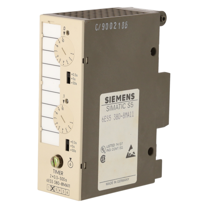 SIEMENS 6ES5380-8MA11, PLC Controls, SIMATIC-S5 Sales Offer, K0117511, Image 1