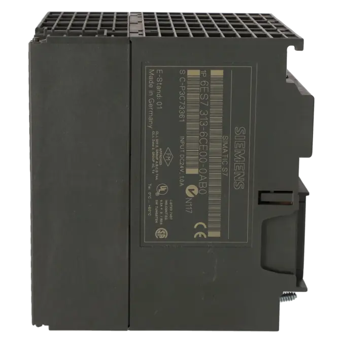 SIEMENS 6ES7313-6CE00-0AB0, PLC Controls, SIMATIC S7-300, K0118512, Image 2