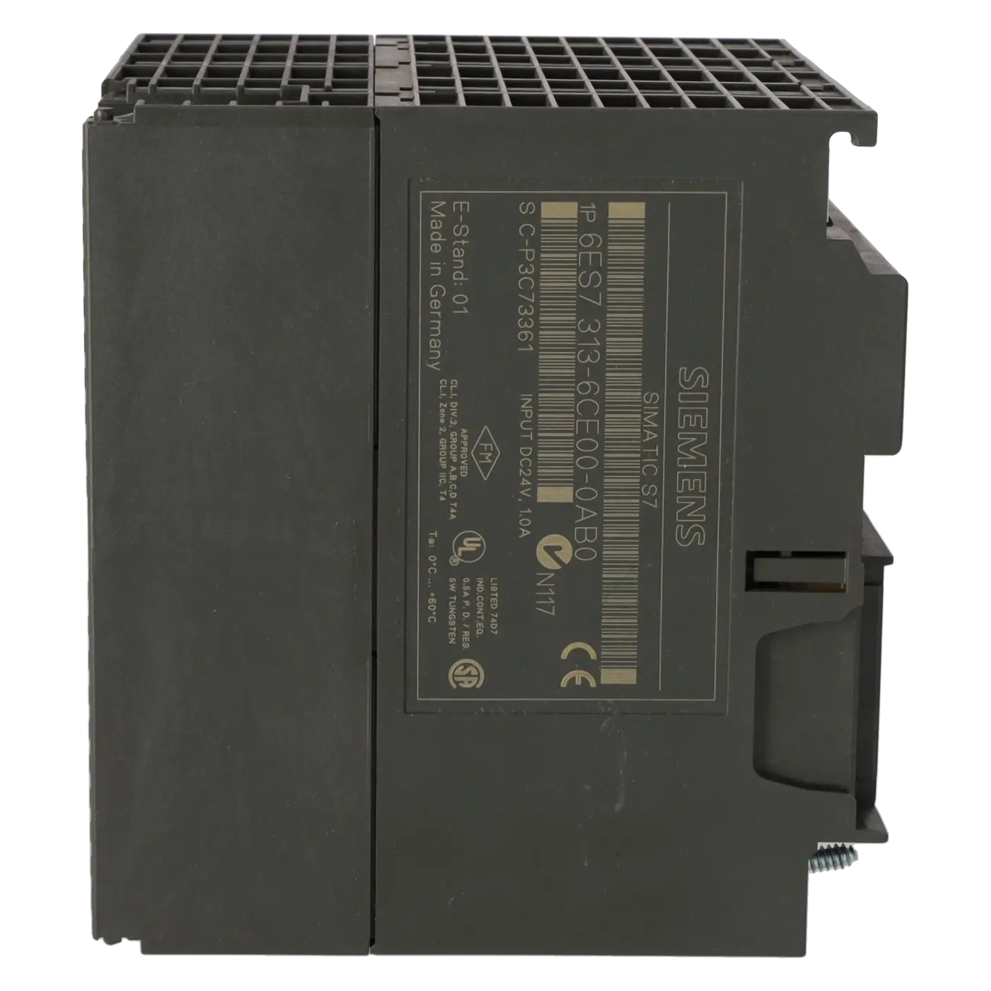 SIEMENS 6ES7313-6CE00-0AB0, PLC Controls, SIMATIC S7-300, K0118512, Image 2