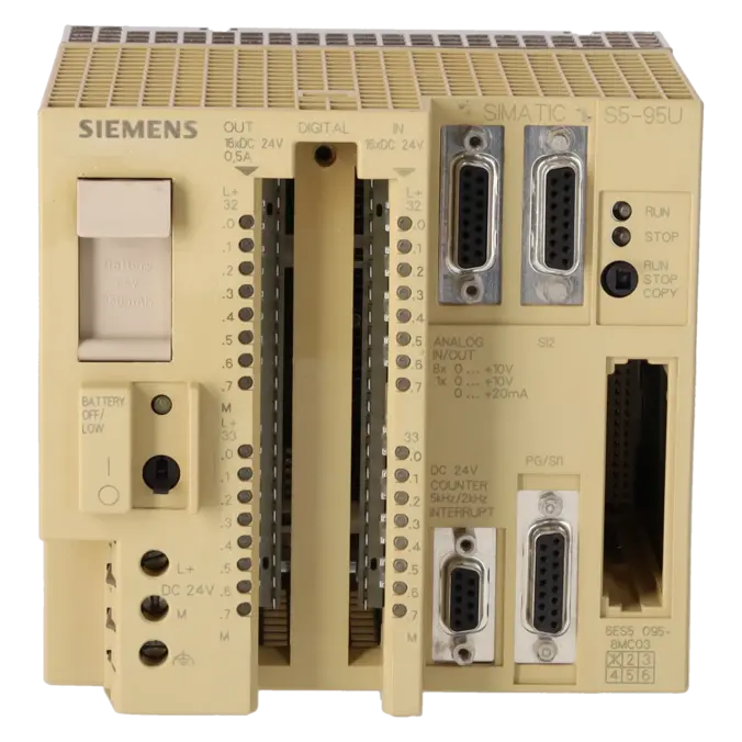 SIEMENS 6ES5095-8MC03, PLC Controls, Central Processing Units, K0117387, Image 1