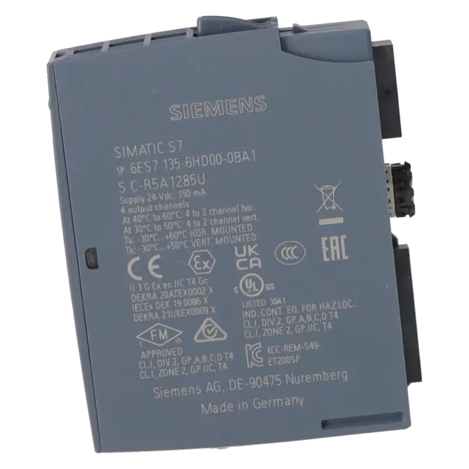 SIEMENS 6ES7135-6HD00-0BA1, PLC Controls, Analog Input / Output Modules, K0316558, Image 3