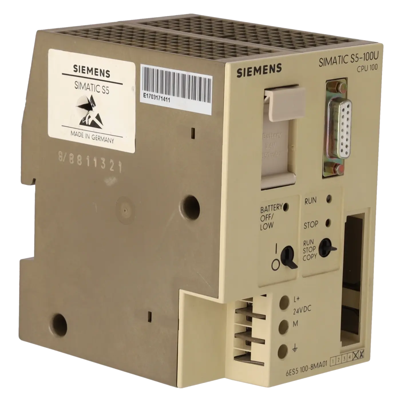 SIEMENS 6ES5100-8MA01, Baugruppen, CPU / Zentralbaugruppen, K0137587, Bild 8