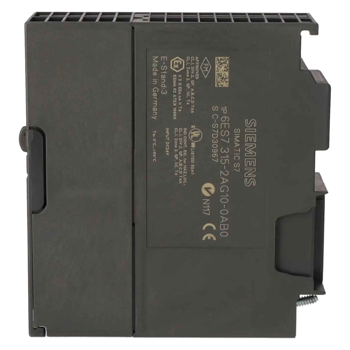 SIEMENS 6ES7315-2AG10-0AB0, PLC Controls, SIMATIC S7-300, K0118519, Image 3