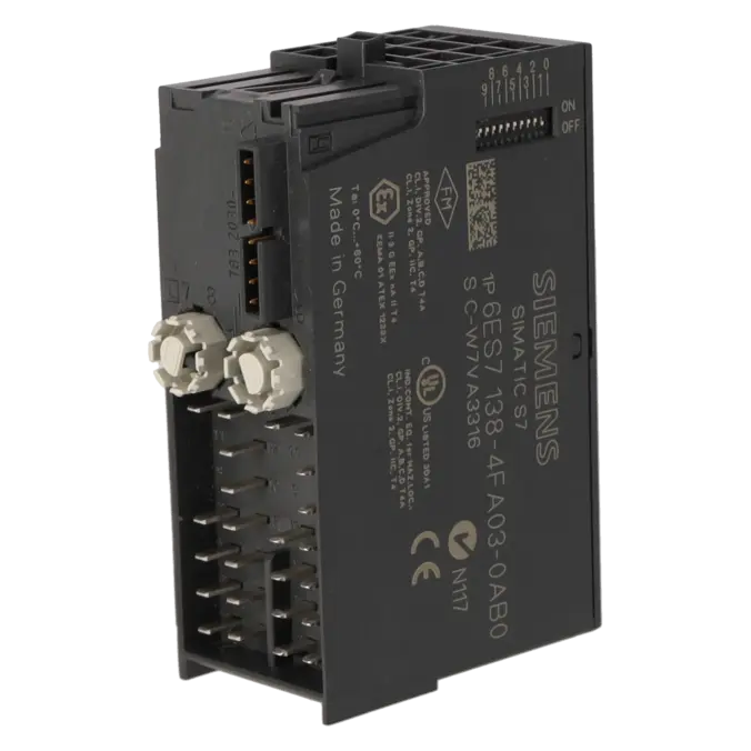 SIEMENS 6ES7138-4FA03-0AB0, PLC Controls, Digital Input / Output Modules, K0186197, Image 6