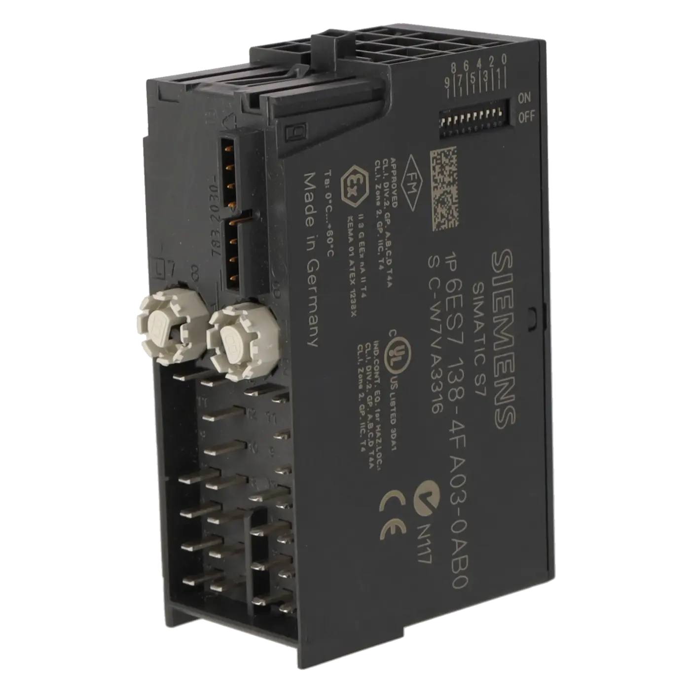 SIEMENS 6ES7138-4FA03-0AB0, PLC Controls, Digital Input / Output Modules, K0186197, Image 6