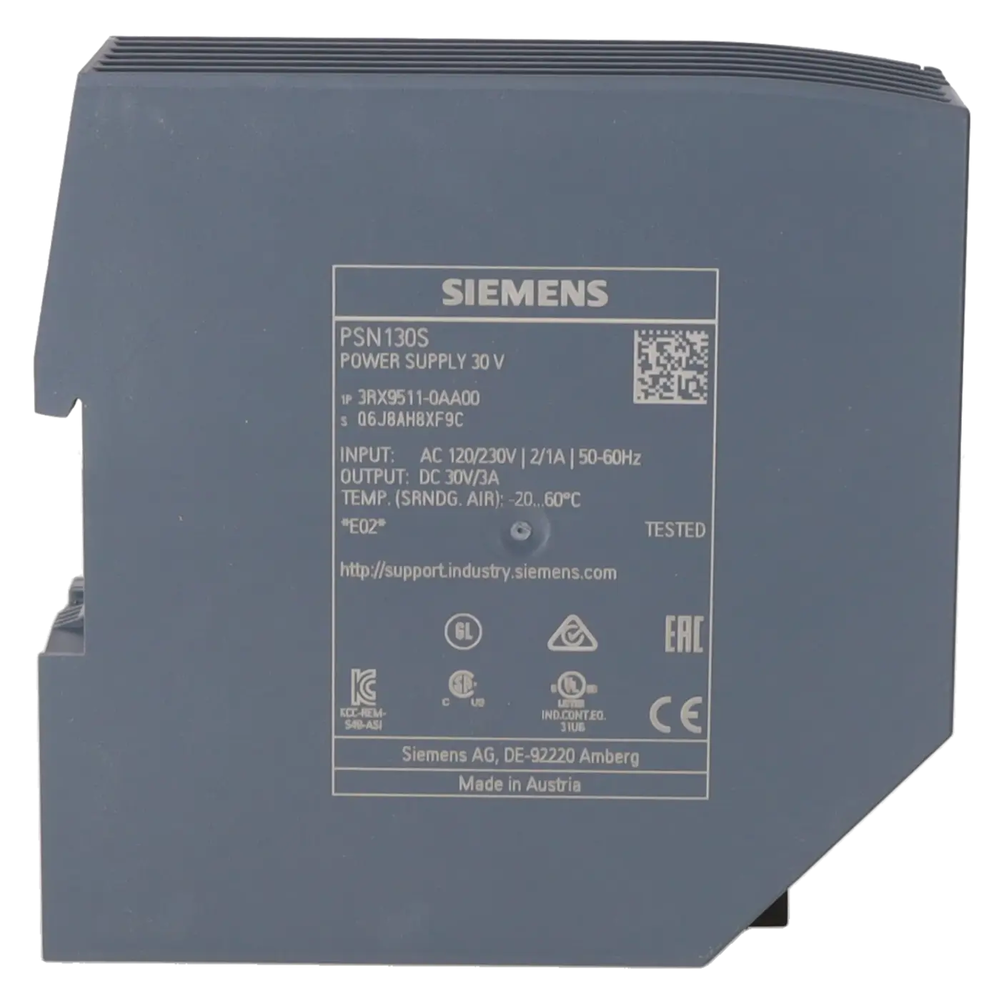 SIEMENS 3RX9511-0AA00, PLC Controls, PLC Controls Power Supplies, K0337324, Image 7