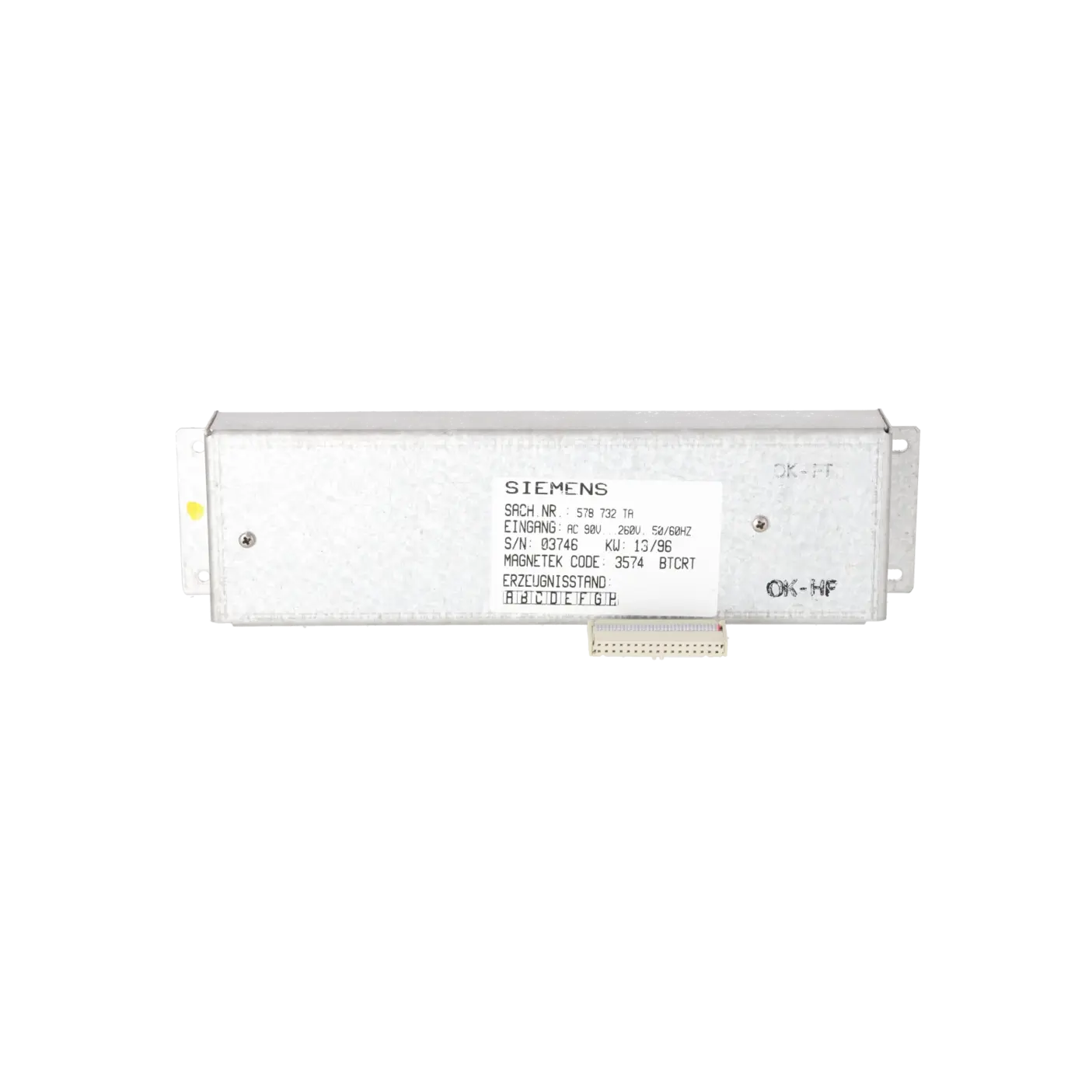 SIEMENS 578732TA, Antriebstechnik, Einzelkomponenten, K1002001, Bild 1