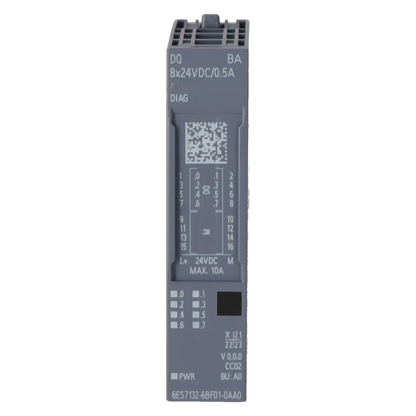 SIEMENS 6ES7132-6BF01-0AA0, PLC Controls, Digital Input / Output Modules, K1150649, Image 1