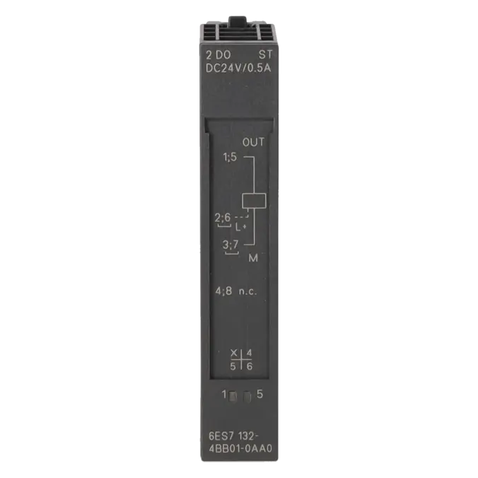 SIEMENS 6ES7132-4BB01-0AA0, PLC Controls, Digital Input / Output Modules, K0171085, Image 1