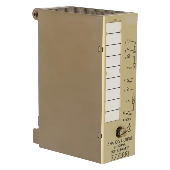 SIEMENS 6ES5470-8MB11, PLC Controls, Analog Input / Output Modules, K0137078, Image 8