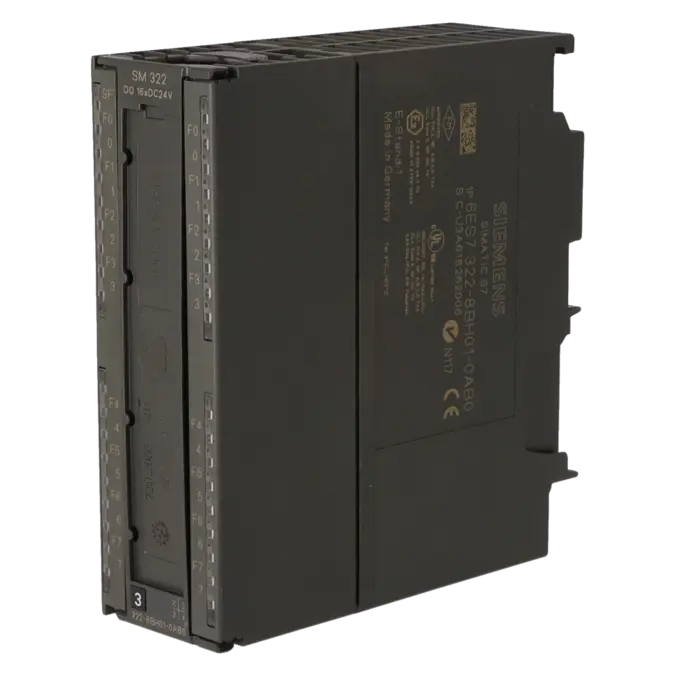 SIEMENS 6ES7322-8BH01-0AB0, PLC Controls, SIMATIC S7-300, K0118562, Image 2