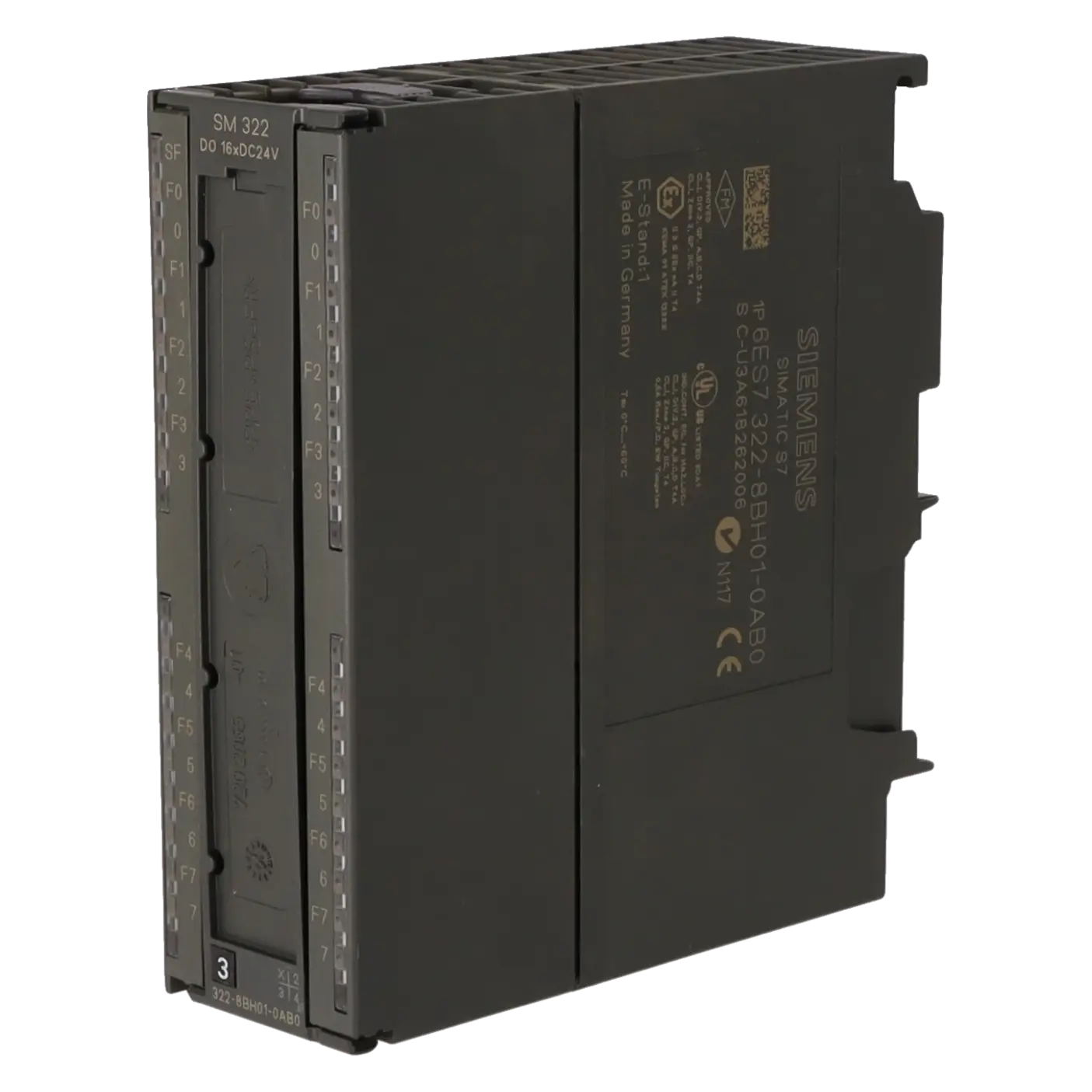 SIEMENS 6ES7322-8BH01-0AB0, PLC Controls, SIMATIC S7-300, K0118562, Image 2