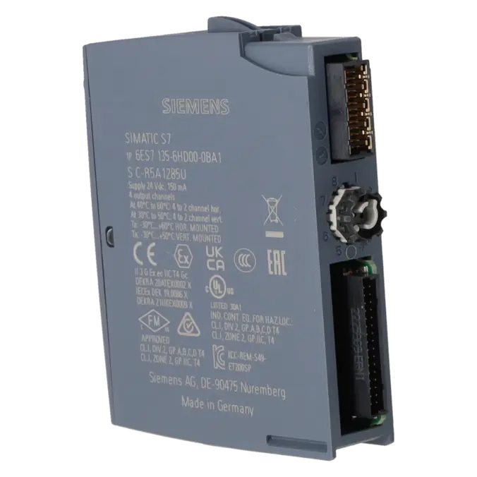 SIEMENS 6ES7135-6HD00-0BA1, PLC Controls, Analog Input / Output Modules, K0316558, Image 4