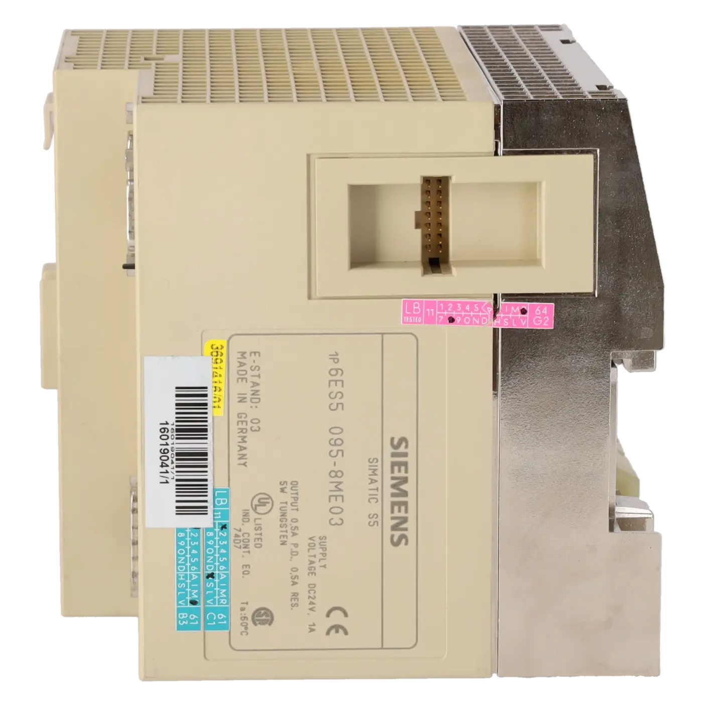 SIEMENS 6ES5095-8ME03, PLC Controls, Central Processing Units, K0117389, Image 3