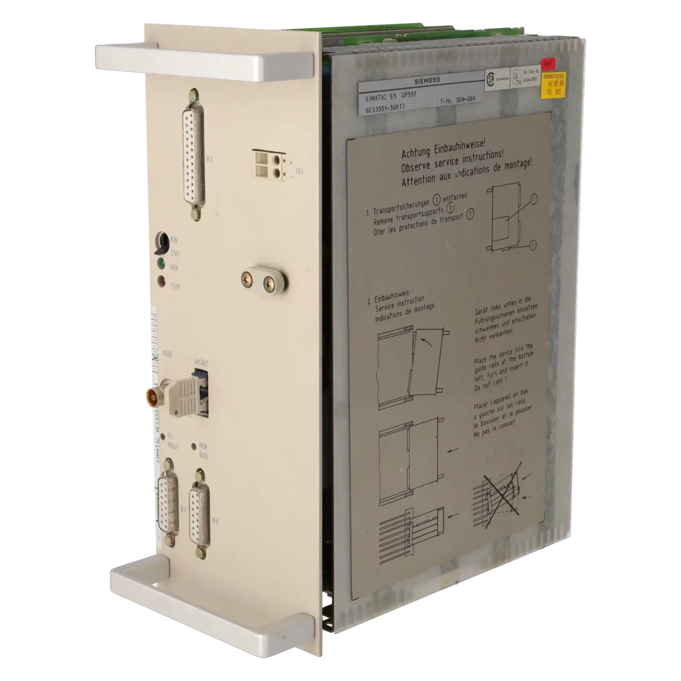 SIEMENS 6ES5551-3UA11, PLC Controls, Communication Modules, K0137138, Image 2