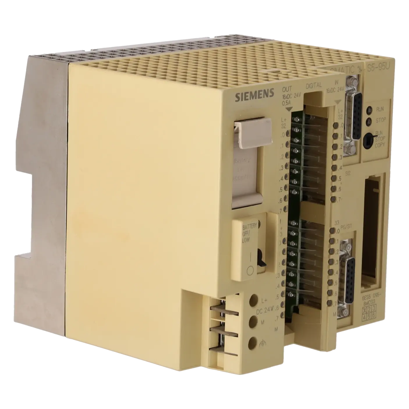 SIEMENS 6ES5095-8MC03, PLC Controls, Central Processing Units, K0117387, Image 8