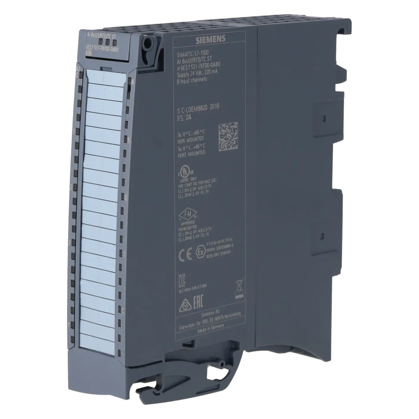 SIEMENS 6ES7531-7KF00-0AB0, PLC Controls, Analog Input / Output Modules, K0339842 Image 2