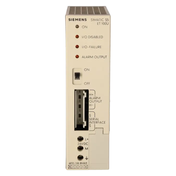 SIEMENS 6ES5318-8MA11, PLC Controls, Interface Modules / Power-On Units, K0139318, Image 1