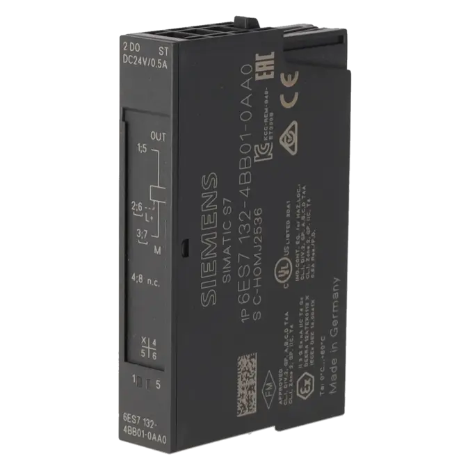 SIEMENS 6ES7132-4BB01-0AA0, PLC Controls, Digital Input / Output Modules, K0171085, Image 2