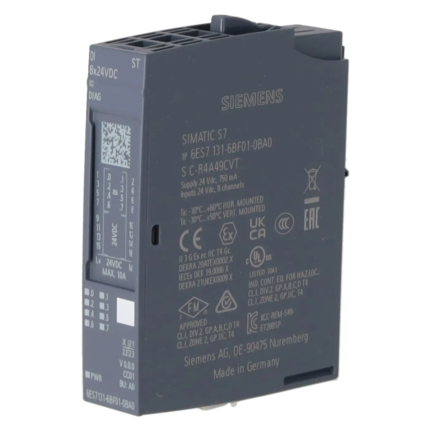 SIEMENS 6ES7131-6BF01-0BA0, Baugruppen, Digitalein- / Digitalausgaben, K1148804, Bild 2