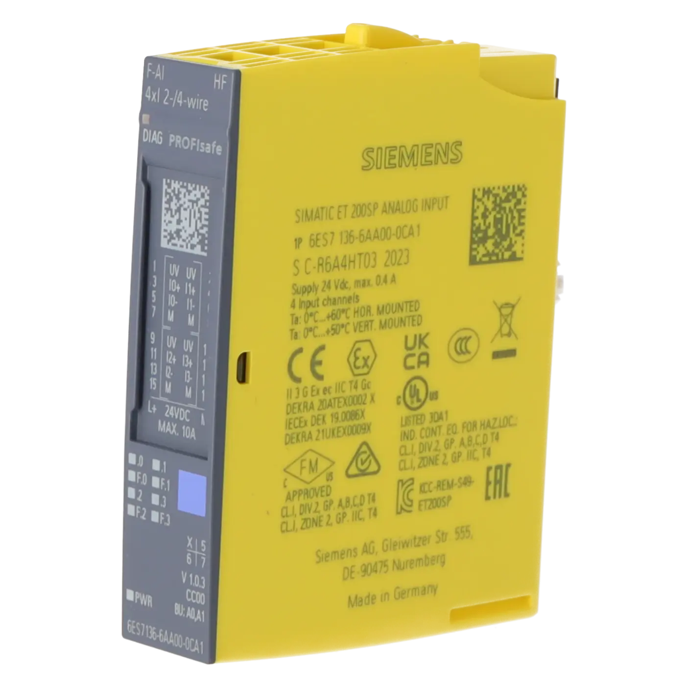 SIEMENS 6ES7136-6AA00-0CA1, Baugruppen, Analogein- / Analogausgaben, K1161632, Bild 2