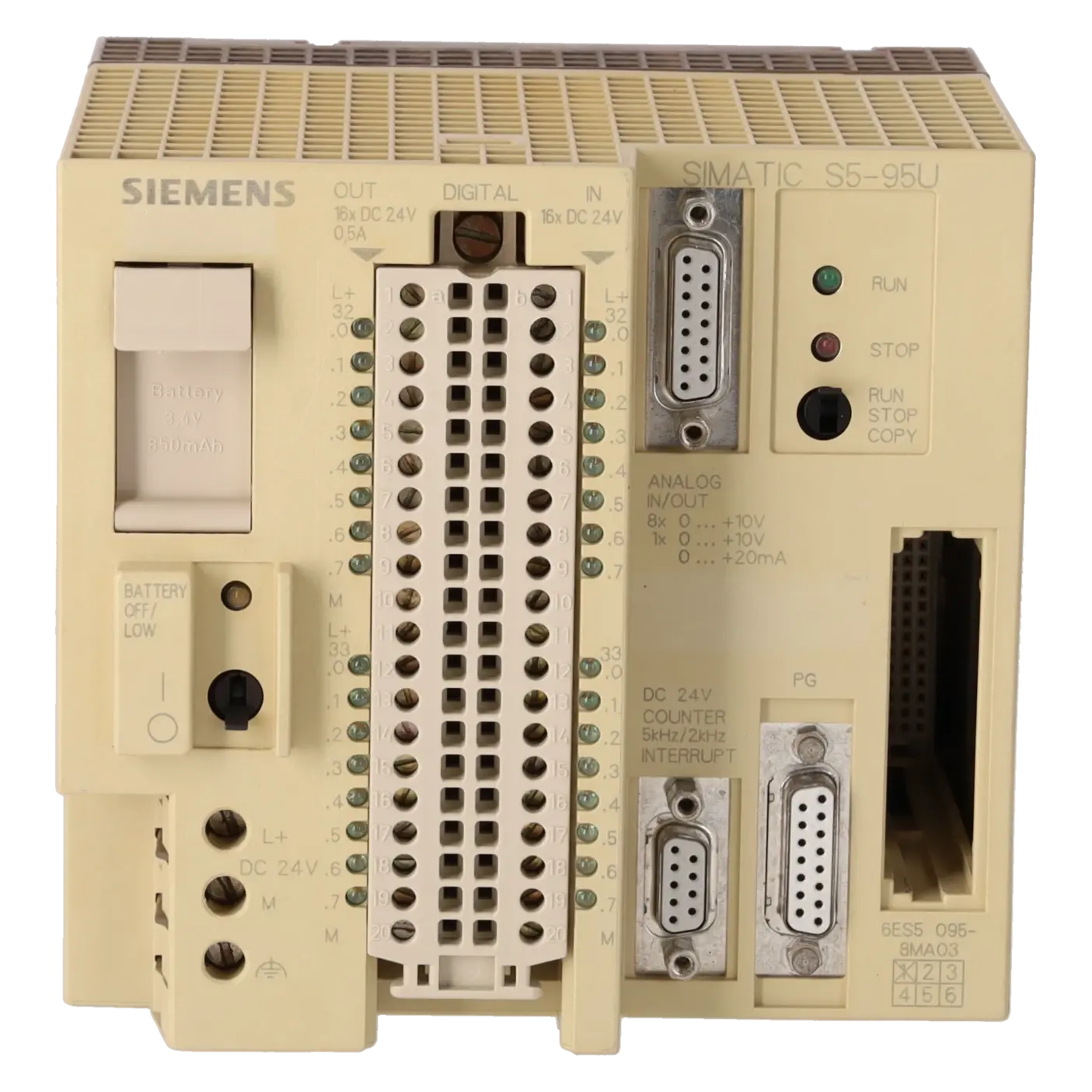 SIEMENS 6ES5095-8MA03, Baugruppen, CPU / Zentralbaugruppen, K0136301, Bild 1