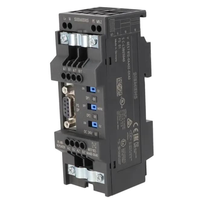 SIEMENS 6ES7972-0AA02-0XA0, PLC Controls, Communication Modules, K0252626, Image 2