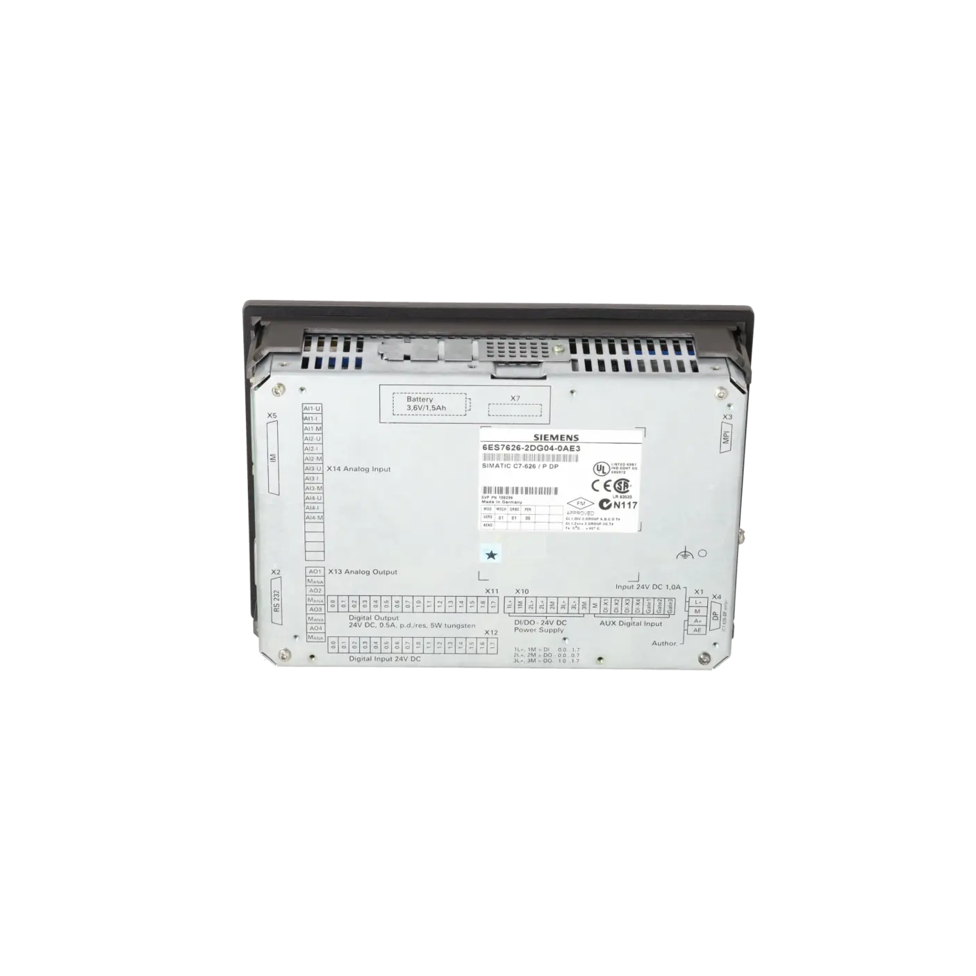 SIEMENS 6ES7626-2DG04-0AE3, HMI, Compact Tools, K0118921, Image 5