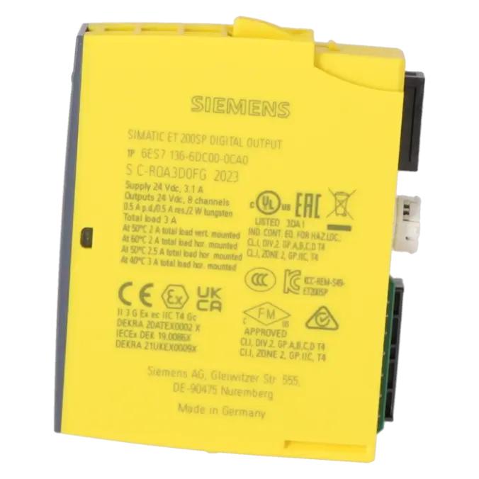 SIEMENS 6ES7136-6DC00-0CA0, PLC Controls, Digital Input / Output Modules, K1138850, Image 3