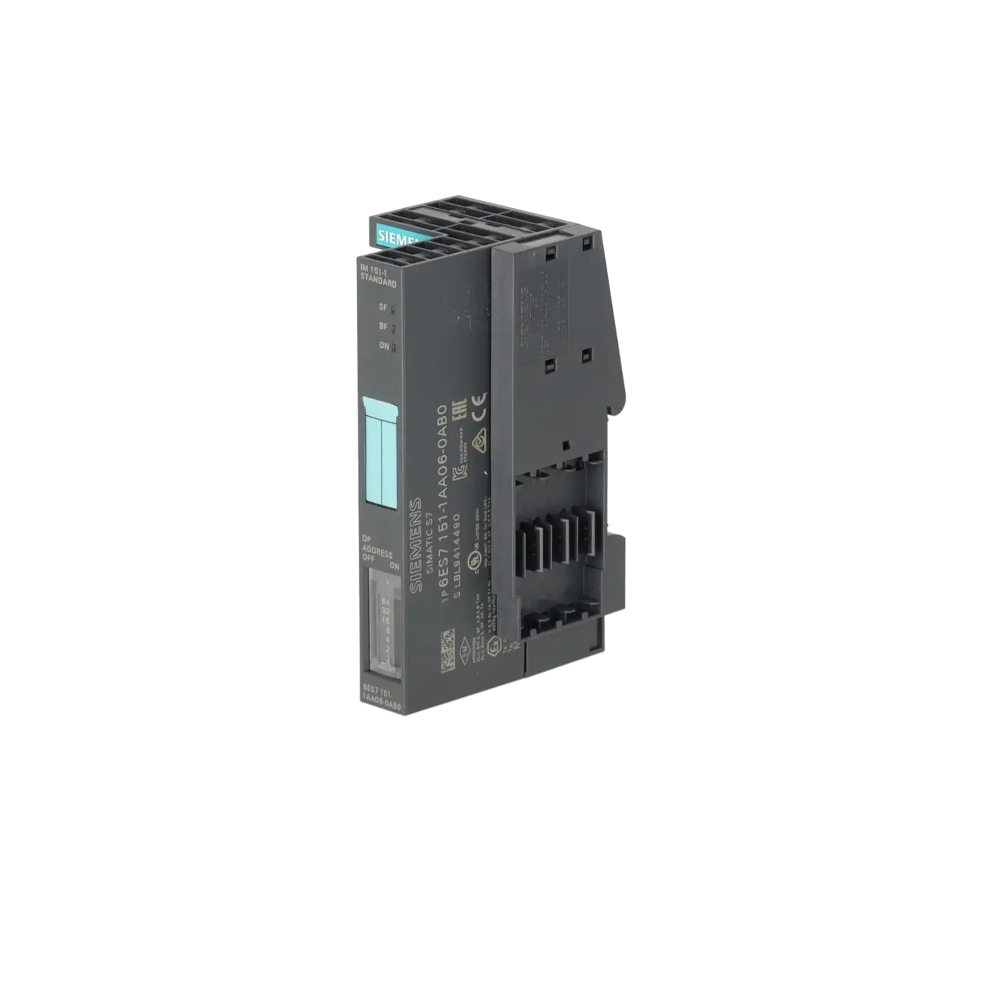 SIEMENS 6ES7151-1AA06-0AB0, PLC Controls, Interface Modules / Power-On Units, K1087172 Image 2