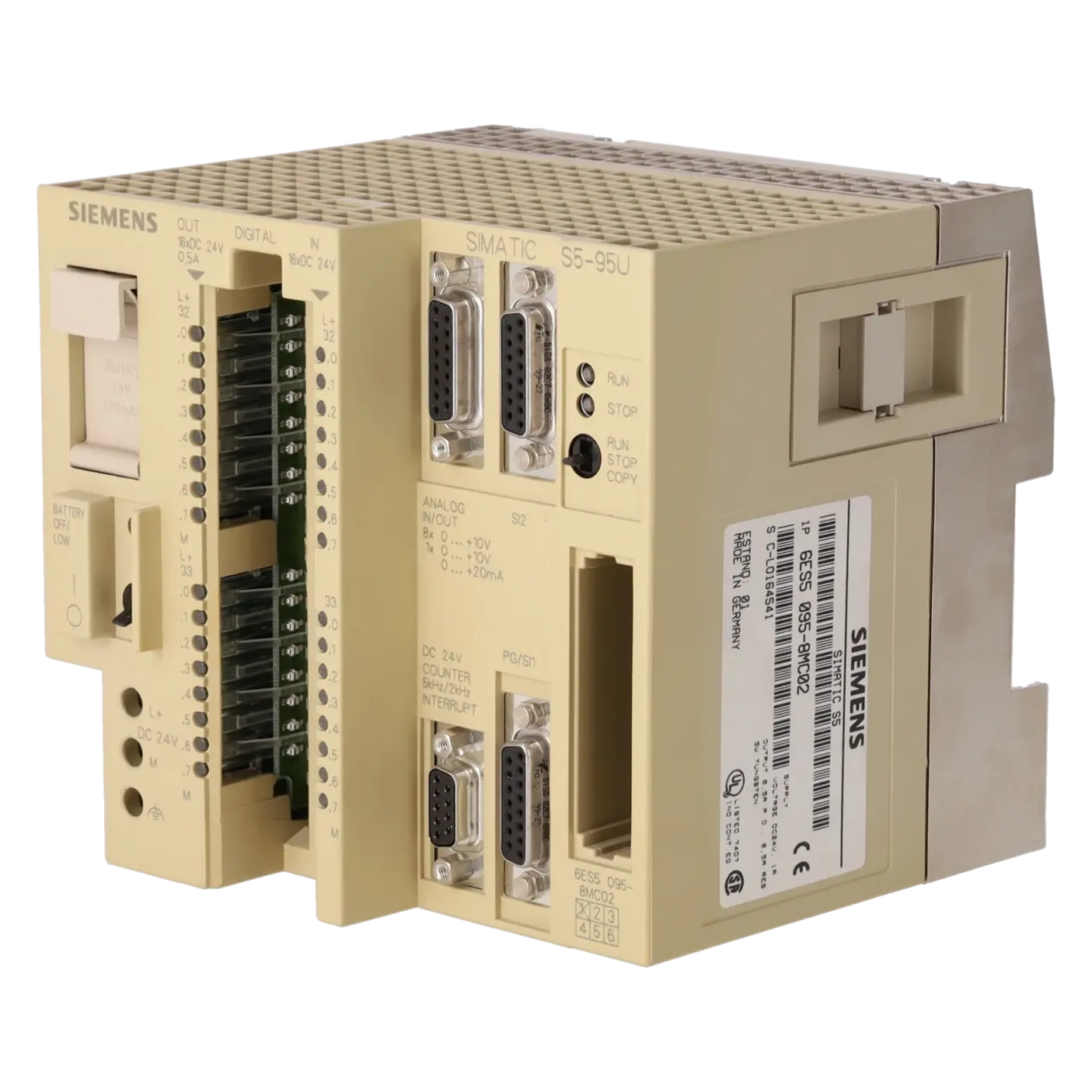 SIEMENS 6ES5095-8MC02, Baugruppen, CPU / Zentralbaugruppen, K0000851, Bild 2