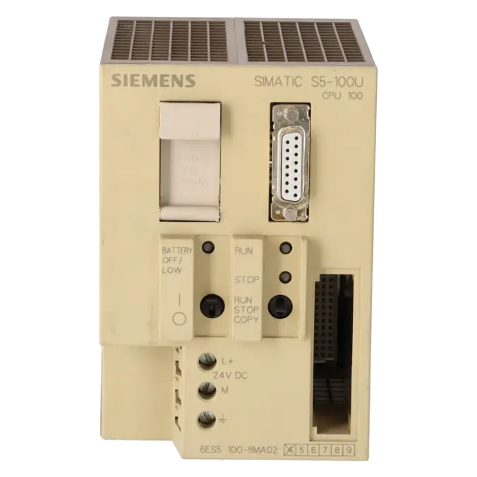 SIEMENS 6ES5100-8MA02, Baugruppen, SIMATIC-S5-Aktion, K0117390, Bild 1