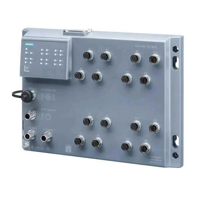 SIEMENS 6GK5216-0HA00-2AS6, PLC Controls, Communication Modules, K1097958 Image 1